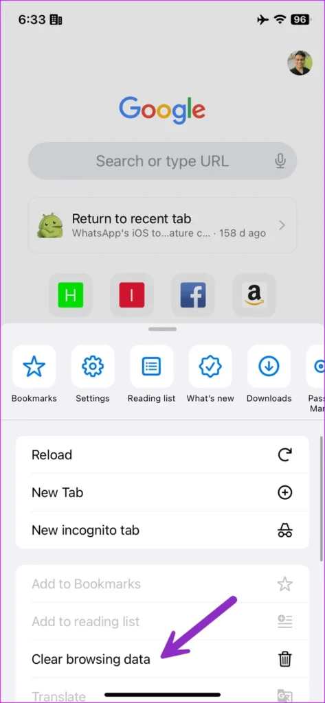 رفع مشکل اینترنت همراه کروم