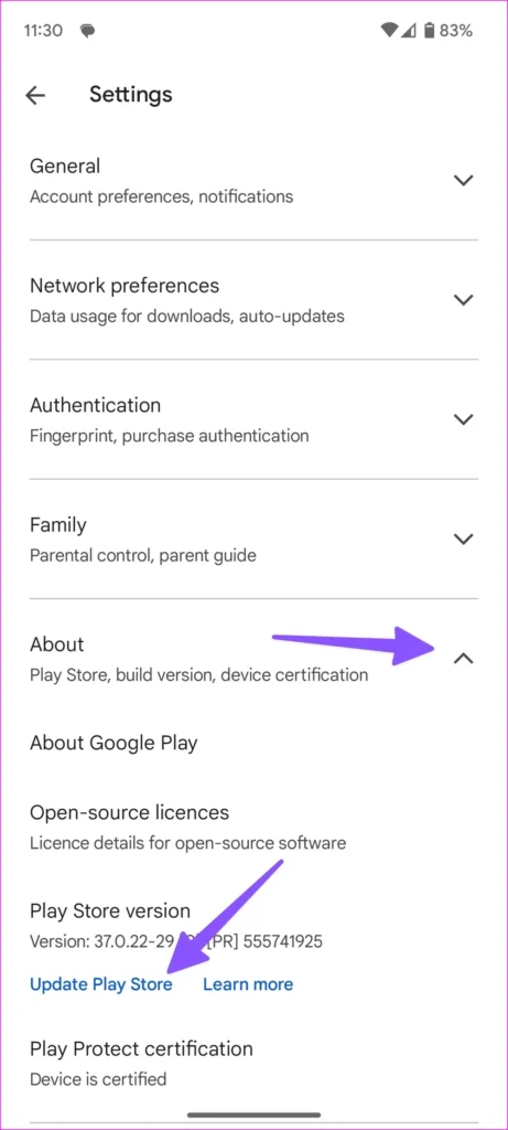 رفع No Connection گوگل پلی