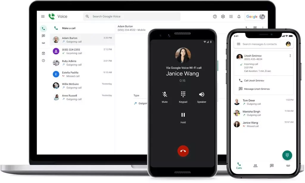 تنظیم شماره Google Voice