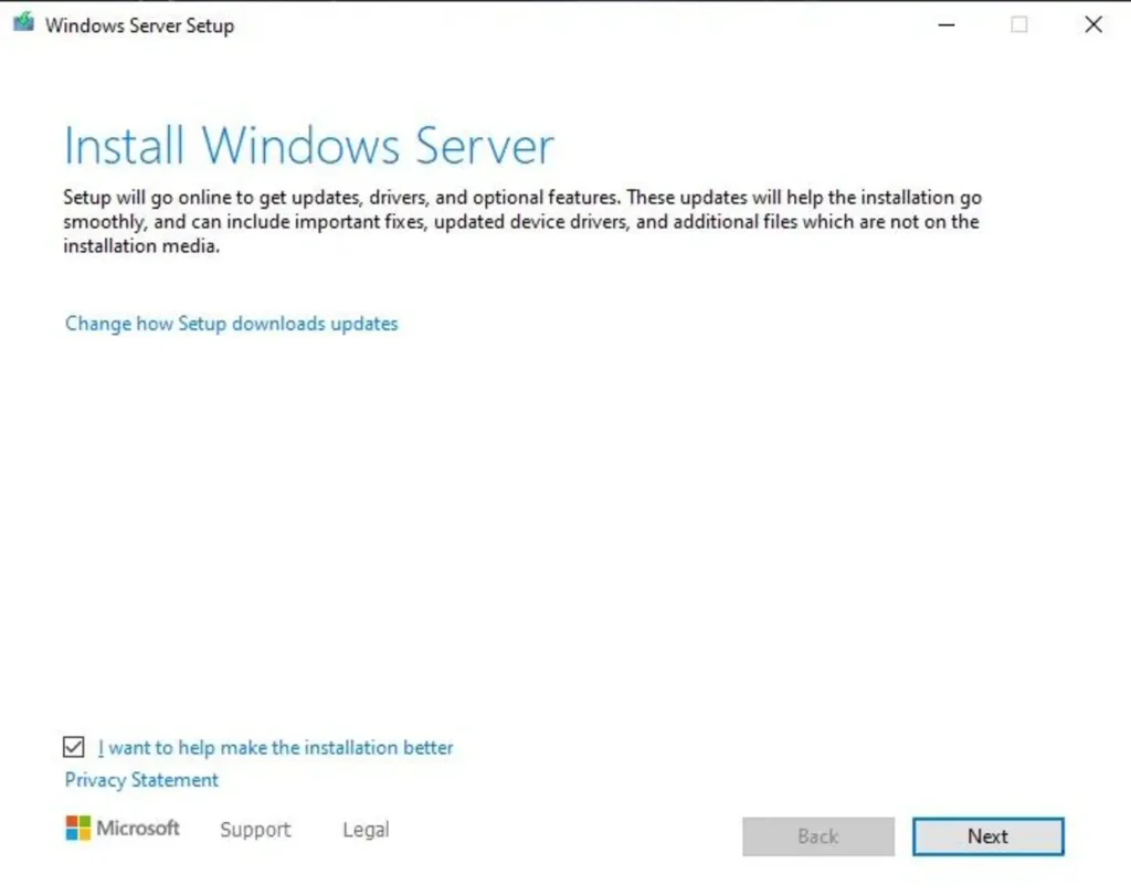 راهکار قدیمی Windows Server Setup برای نصب ویندوز ۱۱ – مرحله 3
