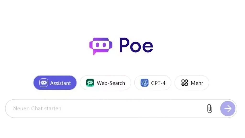 محیط Poe AI