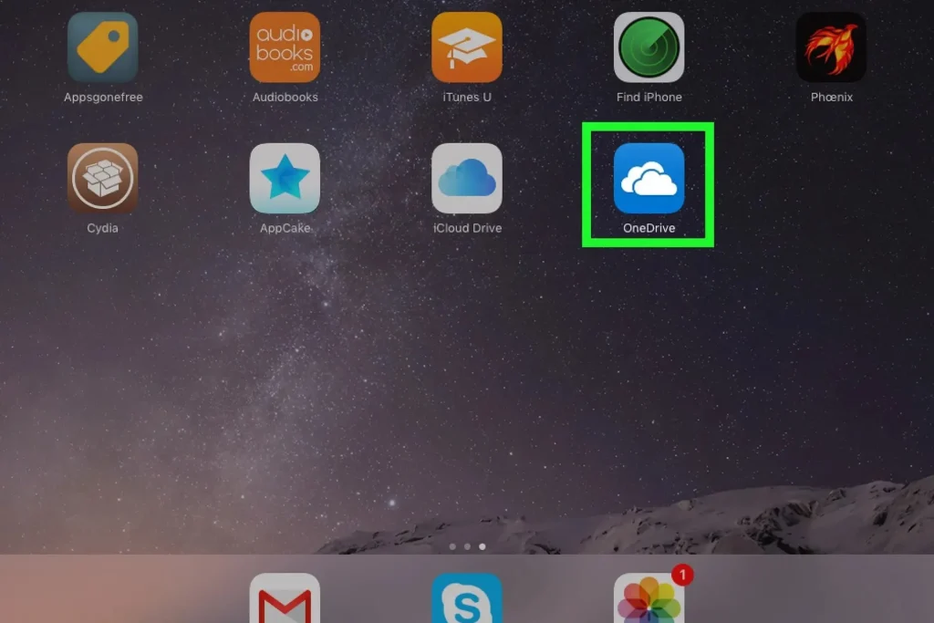 انتقال فایل به آیپد با OneDrive – مرحله 7