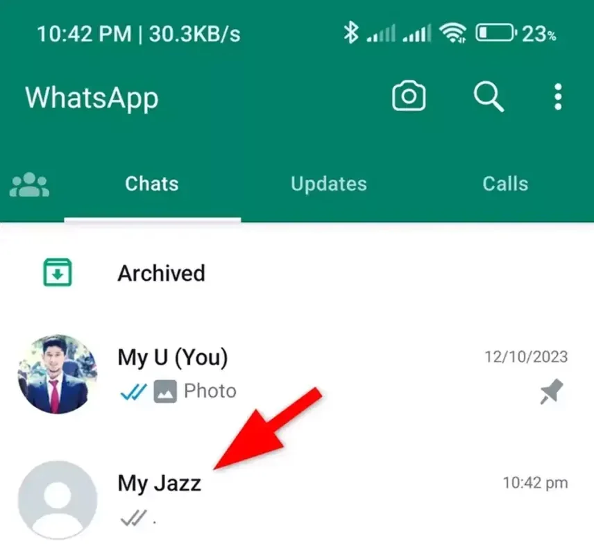 آموزش قفل چت واتساپ