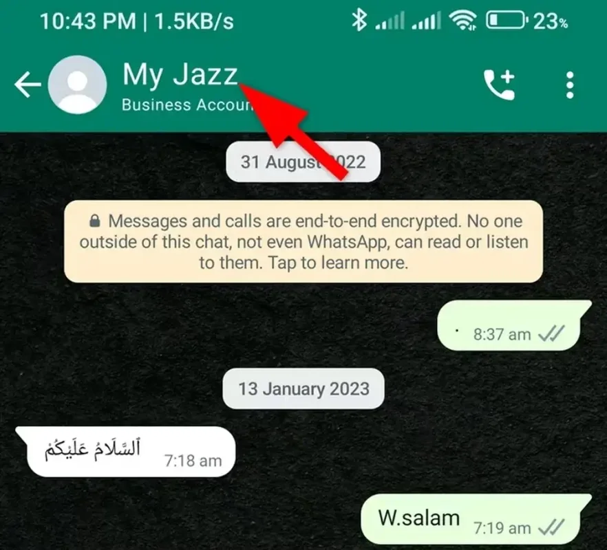 آموزش قفل چت واتساپ