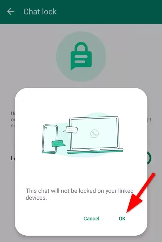 آموزش قفل چت واتساپ