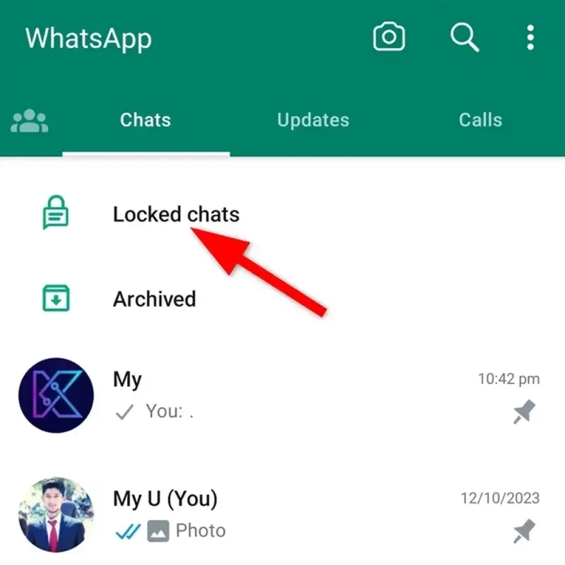 آموزش قفل چت واتساپ