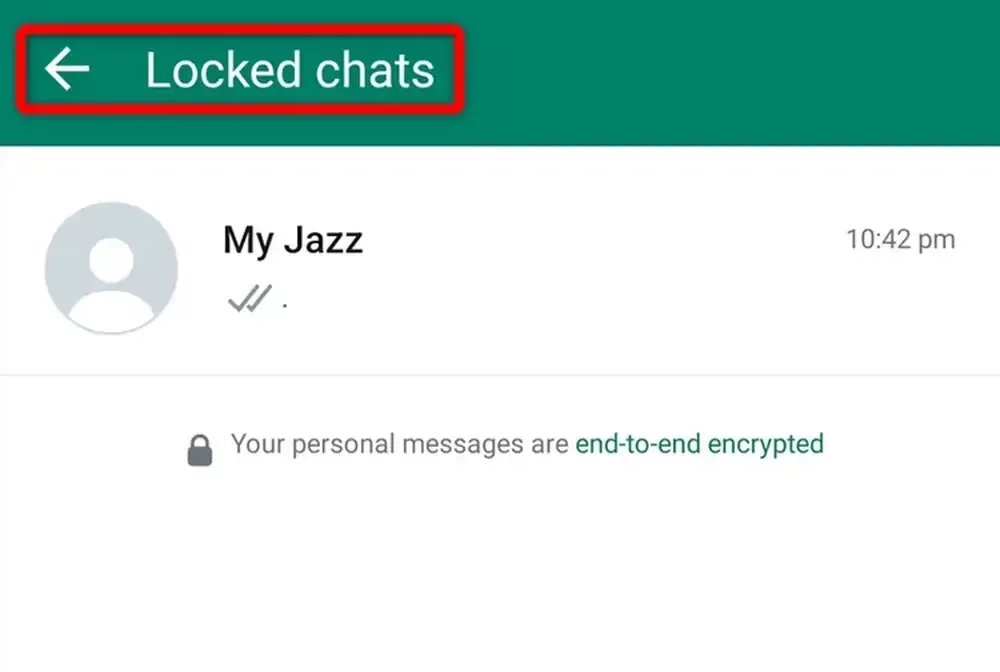 آموزش قفل چت واتساپ