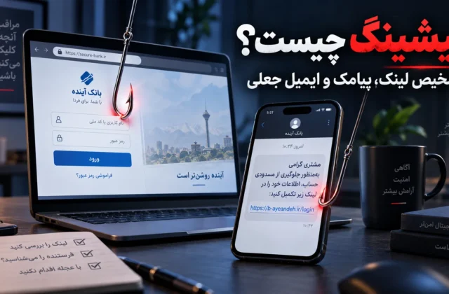 فیشینگ چیست و چگونه لینک پیامک و ایمیل جعلی را تشخیص دهیم